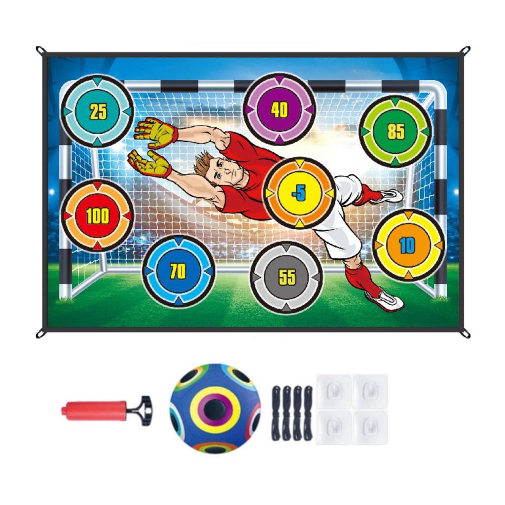 Children Soccer Skills Trainer Mat with ABS Rings for Youth Sports Activities