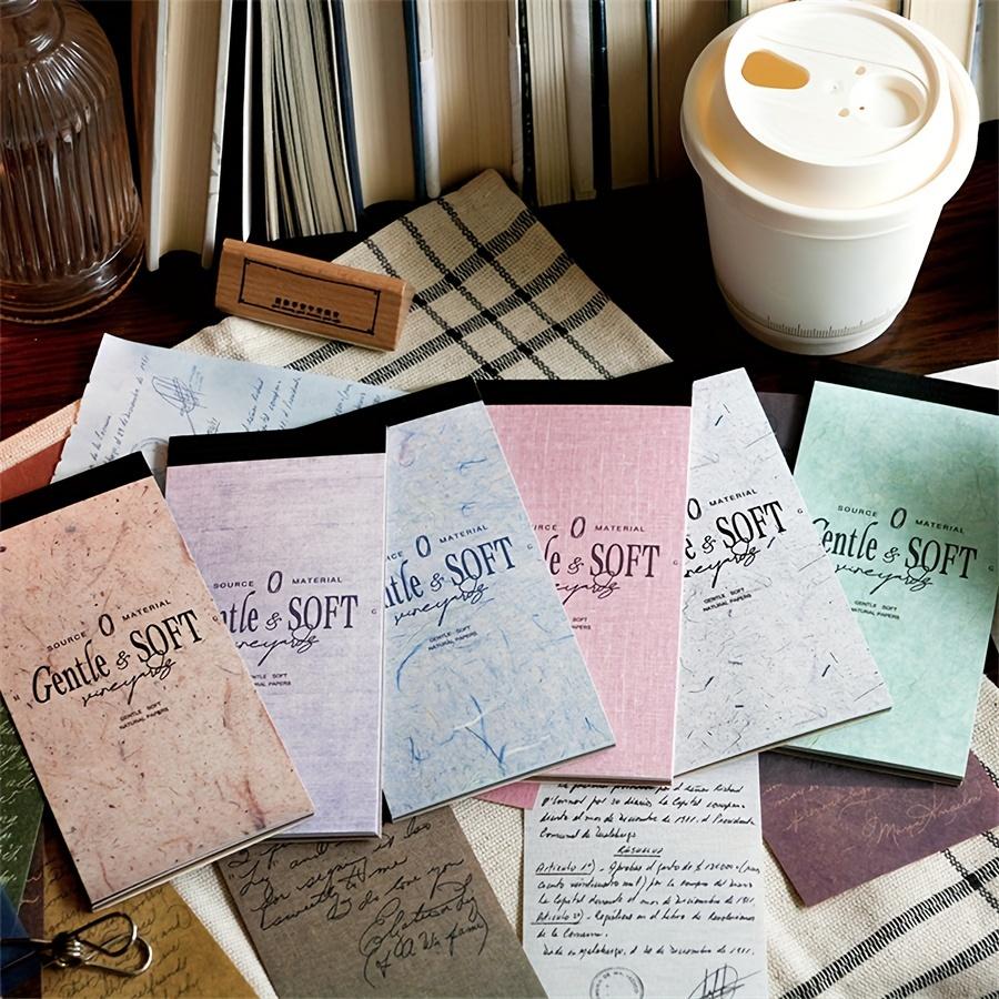 30pcs Gentle White Series Craft Paper, British Style Script & Numeric Symbols, Hand-Tearable for DIY Scrapbooking and Journaling, Scrapbooking Paper