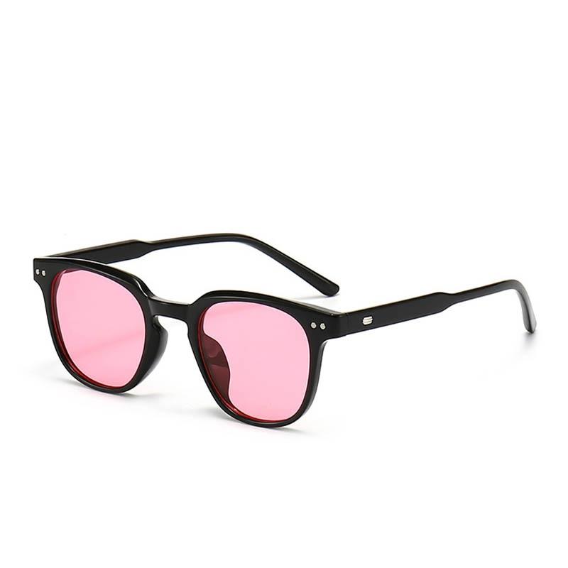 Vintage Small Square Sunglasses for Women 70s Retro Fashion Rivet Sunglasses Women's Casual Travel Party Driving Sunglasses Men