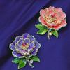 1Pcs Elegant Classical Style Flower Lapel Pin Exquisite Luxury Peony Flower Brooch For Suit Cheongsam Sophisticated Taste