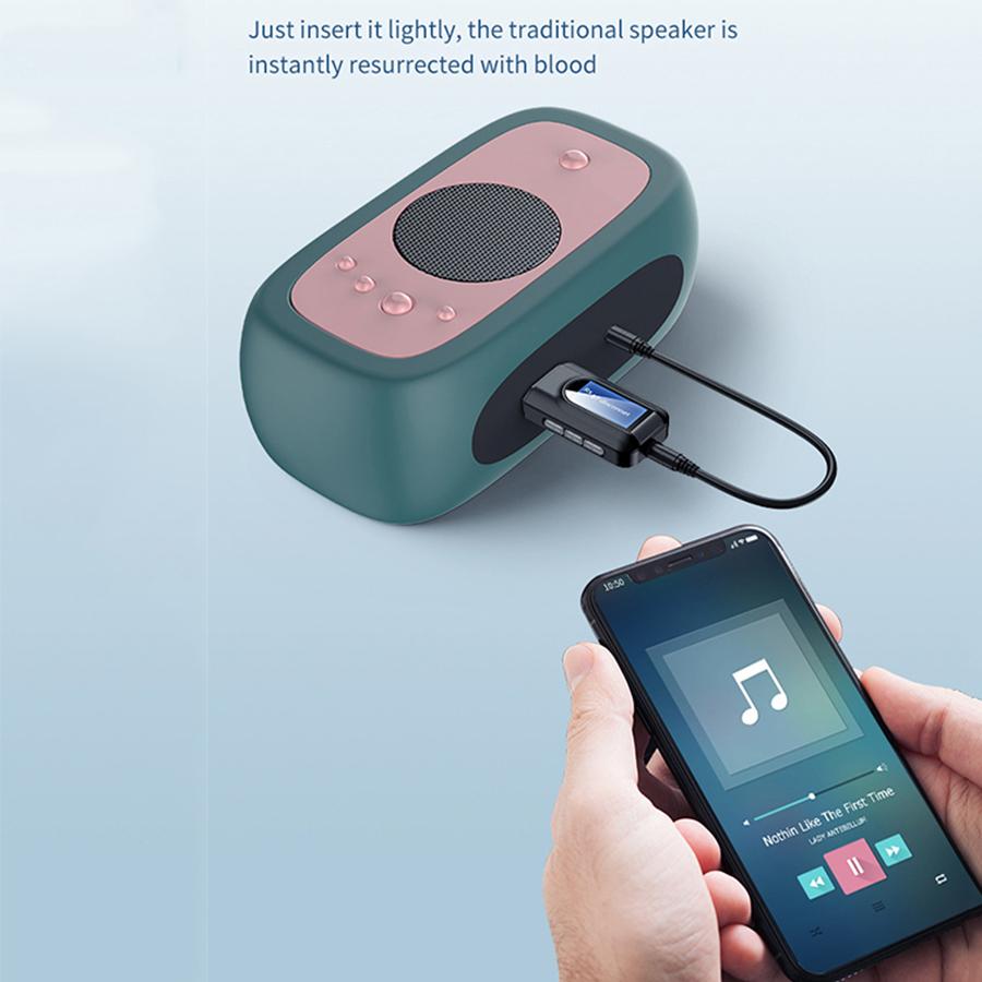 2-in-1 BT Adapter for PC/TV/Speakers/Headphones/Car