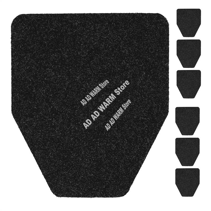 AD23-Urinal Mats 6 Pack Urinal Pads Urinal Floor Mats For Men Bathroom Commerical Disposable Non-Slip Rubber Backing Washable