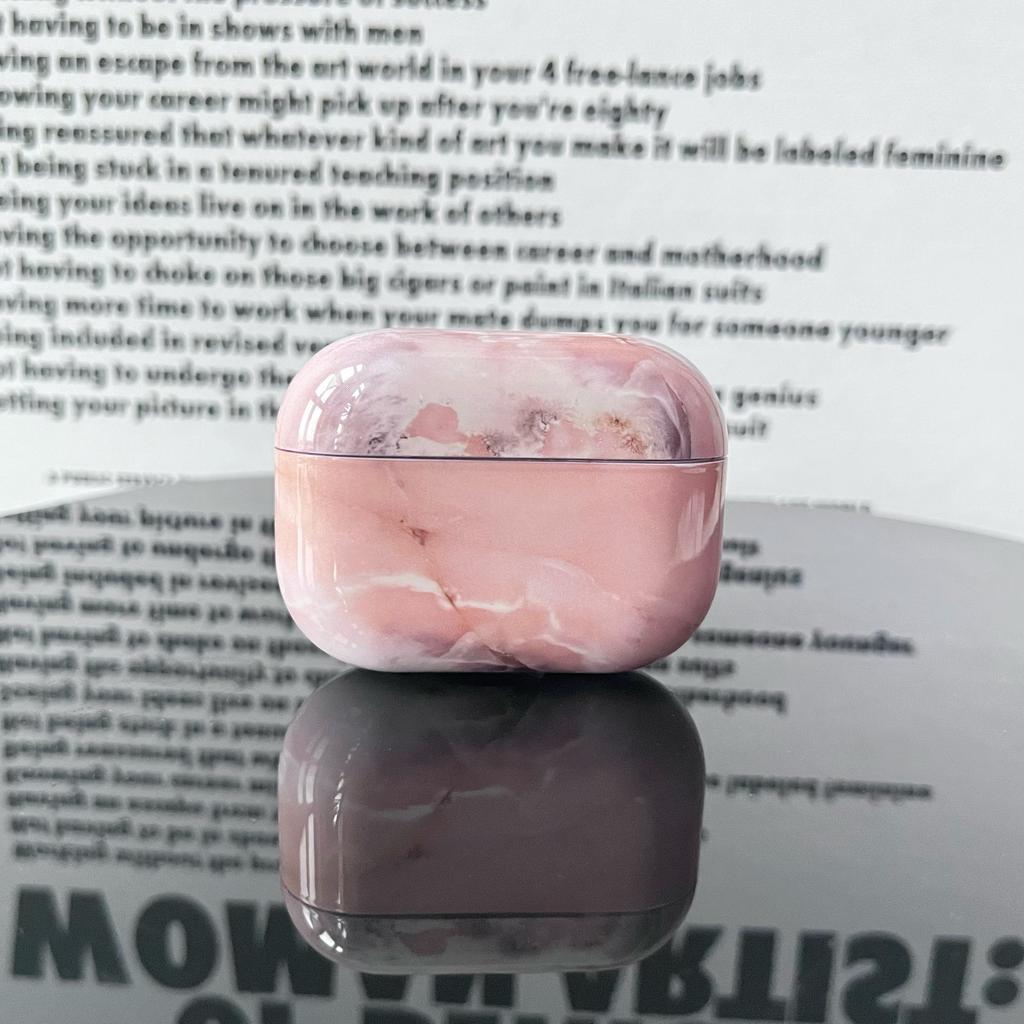 Marble Earphone Case for AirPodsPro2 Earphone Case PC All-inclusive Earphone Case