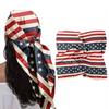 Turban Hat 35x35" Italian Flag Design Scarf Soft Flowing Headscarf Bandanas Fashion Accessory for Headwear Neck Bag Hair