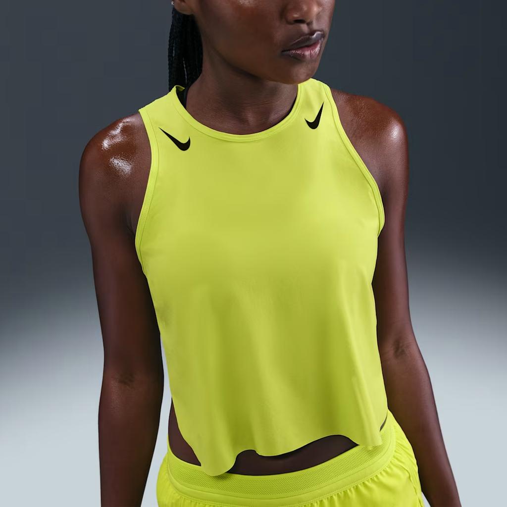 Nike Aeroswift Dri-Fit Adv Simple Comfortable Aesthetic Solid Color Running Tank Women Tops FN2713-389