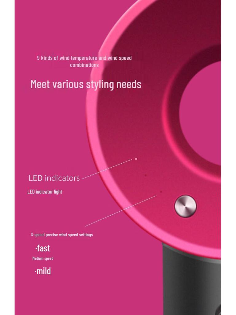 High-Power Professional Hair Dryer: Constant Temperature, Silent Design for Hair Care in Hotels and Supermarkets.