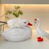 Cute Interesting White Unforgettable Goose Duck Series Tissue Box Ornament Desktop Ornament Nordic Farmhouse Home Decoratio