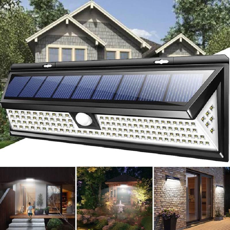 Durable Led Solar Sensor Wall Light For Rural Outdoor Waterproof Garden Lighting