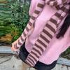 Y2k Style Stripe Scarf Women Girls Goth Punk Long Knitted Scarves Fashion Lady Clothes Decorate Scarf 2024 New Neckerchief