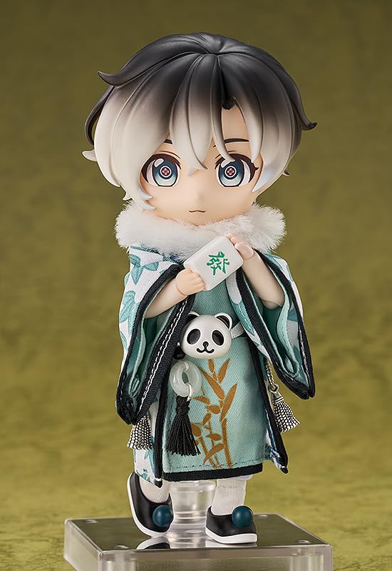 Nendoroid Doll Chinese Panda Mahjong Laurier Plastic Painted Movable Figure Non-scale