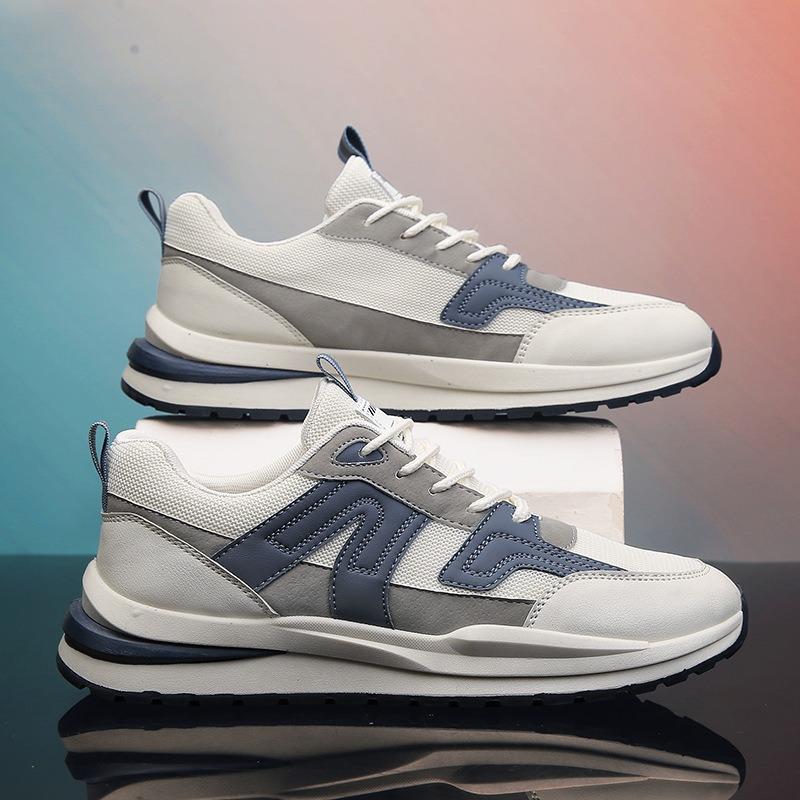 Spring and Autumn New Trend Fashion Board Shoes Casual Sports Net Shoes Soft-soled Shoes Comfortable Men's Shoes