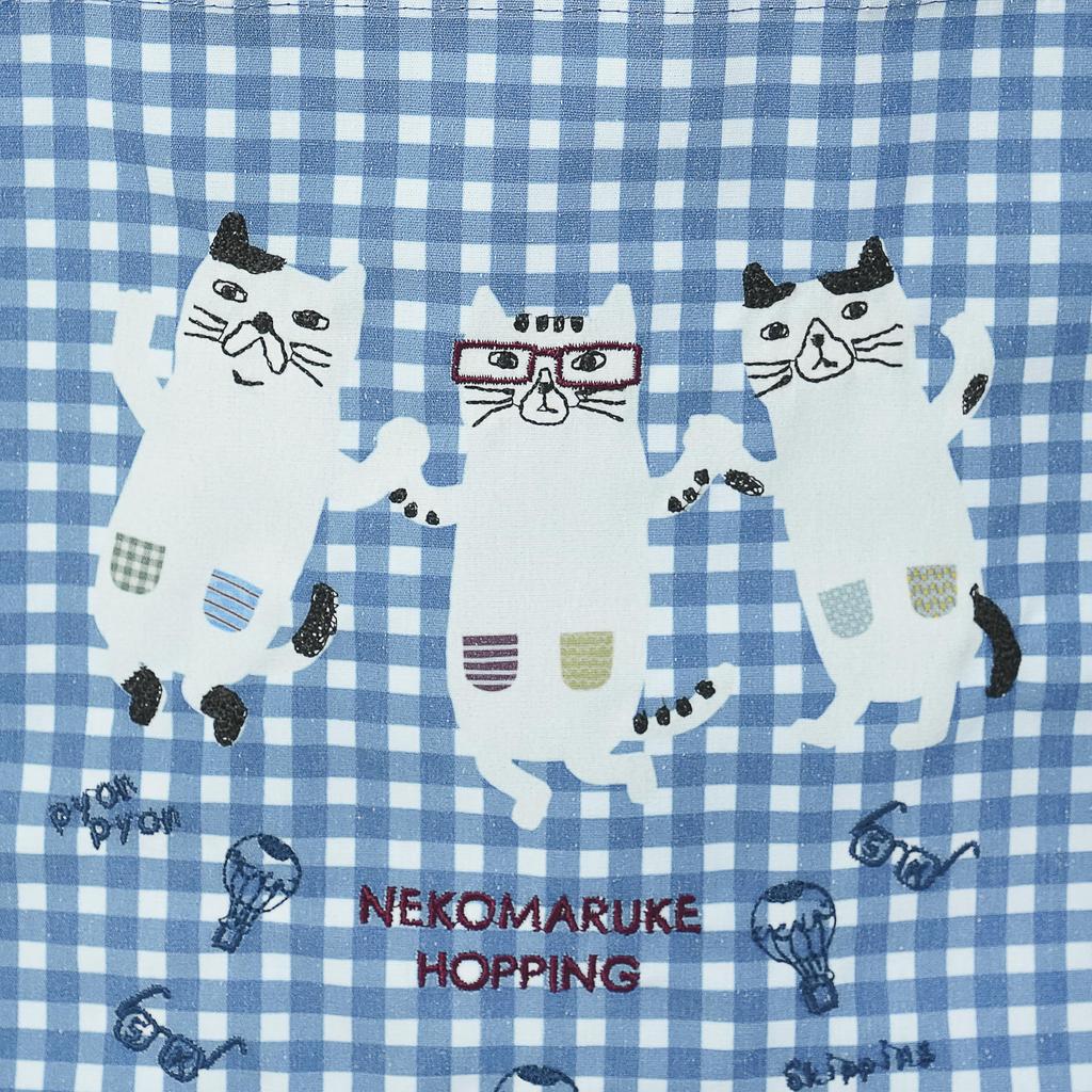 Cat Maruke Drawstring Bag BL [Kusuguru Japan]