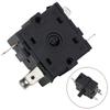 1PC Gear Switch Electric Room Heater 3 Pin 5Pin Rotary Switch Selector AC 250V 16A Radiator Black Electric Heater Switch
