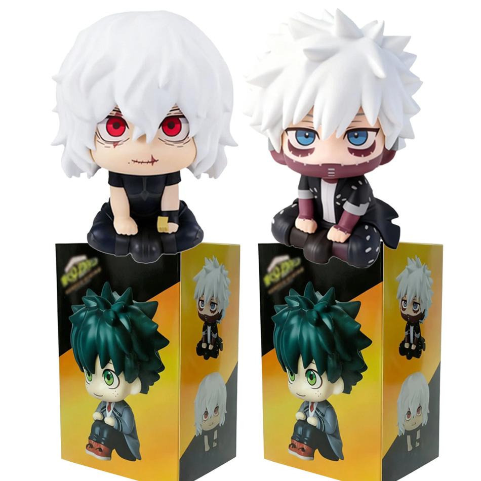 My Hero Academia Tomura Shigaraki & Dabi Chibi PVC Figure Cute Anime Figurine Collection Model Toy