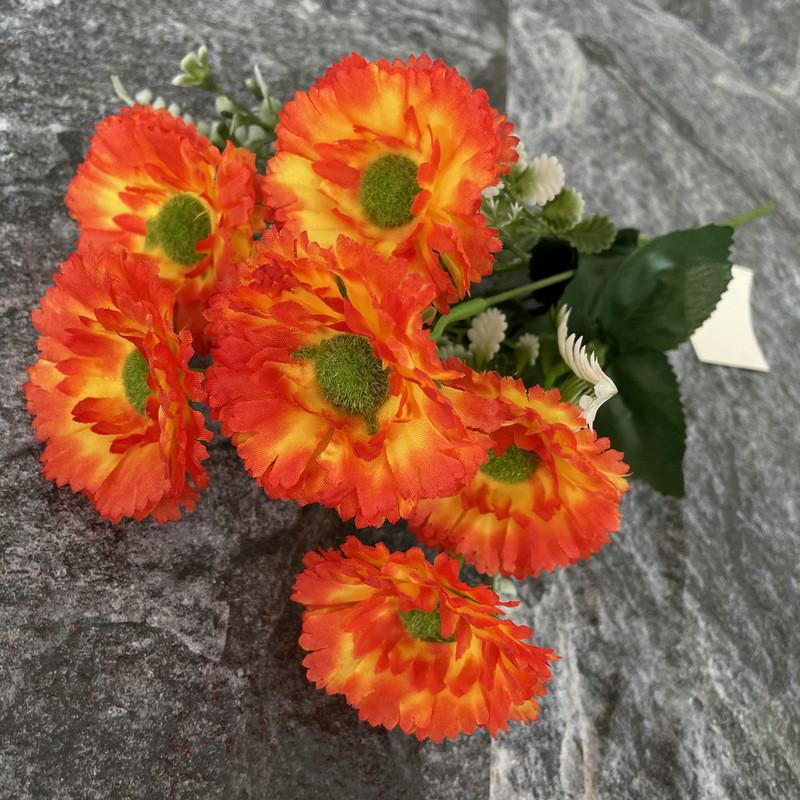 Chrysanthemum Flower Artificial Wedding Hotel Restaurant Decoration Desktop