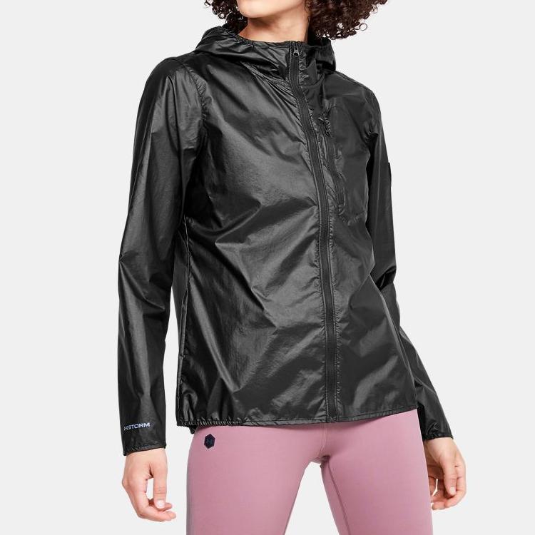 Under Armour Od Impasse Run Jacket Women Jackets Black 1350955-001