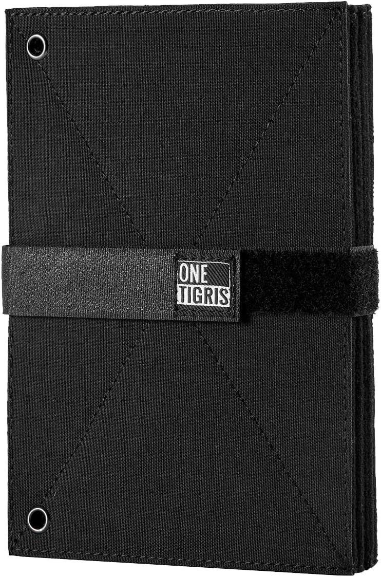 

OneTigris Patch Base Patch Mat Hook & Loop Patch Book Wall Hanging Hobby Storage (Patch Panel - Black)