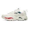 Fila Tracer Synthetic Leather Suede Retro Shock Absorbing Non-Slip Wear-Resistant Low-Top Dad Shoes Men Sneaker Off-White Fire-Red F12M011109FWR