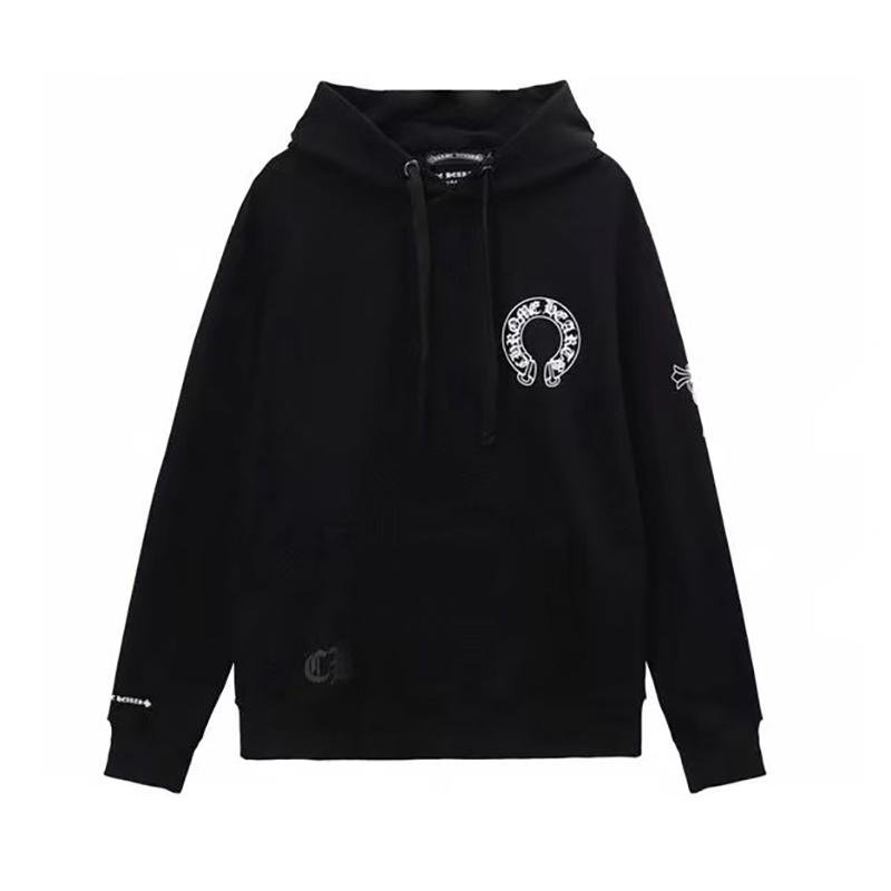 816 CHROME HEARTS 2026 Herbst und Winter Neu Übergröße Klassischer Stil Logo Kapuzenpullover, Geeignet für Paare zum Tragen