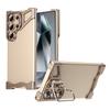 For Samsung Galaxy S25 Ultra Bumper Case Lens Kickstand Heat Dissipating Metal Corner Phone Cover