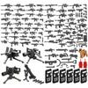 25/50/100ks Vojenské zbraně SWAT Zbraň Dělo Voják Armáda Policejní klobouk Stavebnice Figurka Příslušenství Modelové kostky DIY Hračka