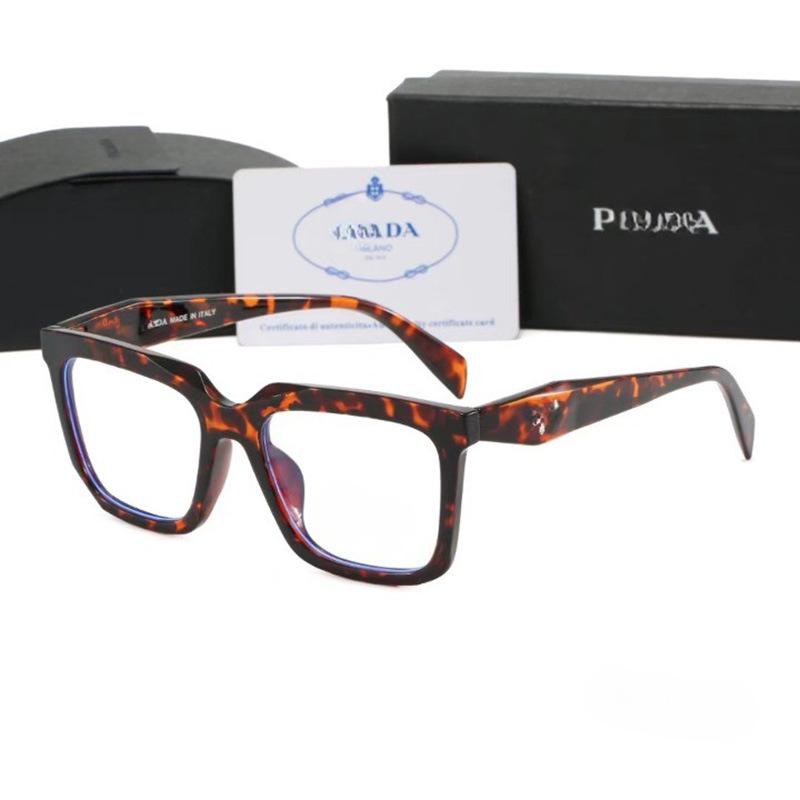 Retro Unisex Square Frame Glasses with Anti-Blue Light Flat Lenses
