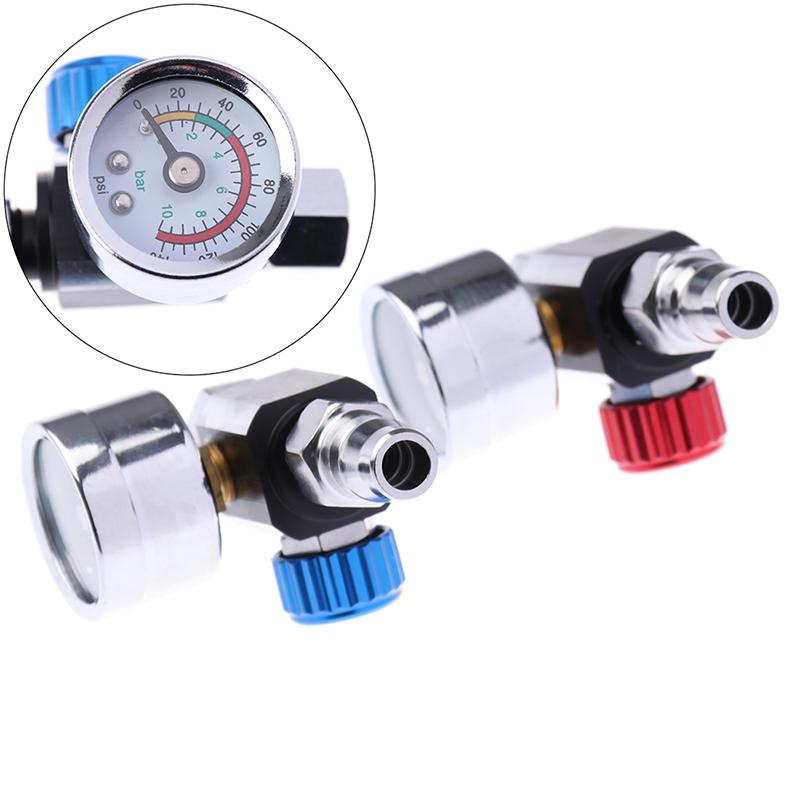 Spray Gun Air Pressure Regulator Gauge For Car Auto Repair Painting Tool