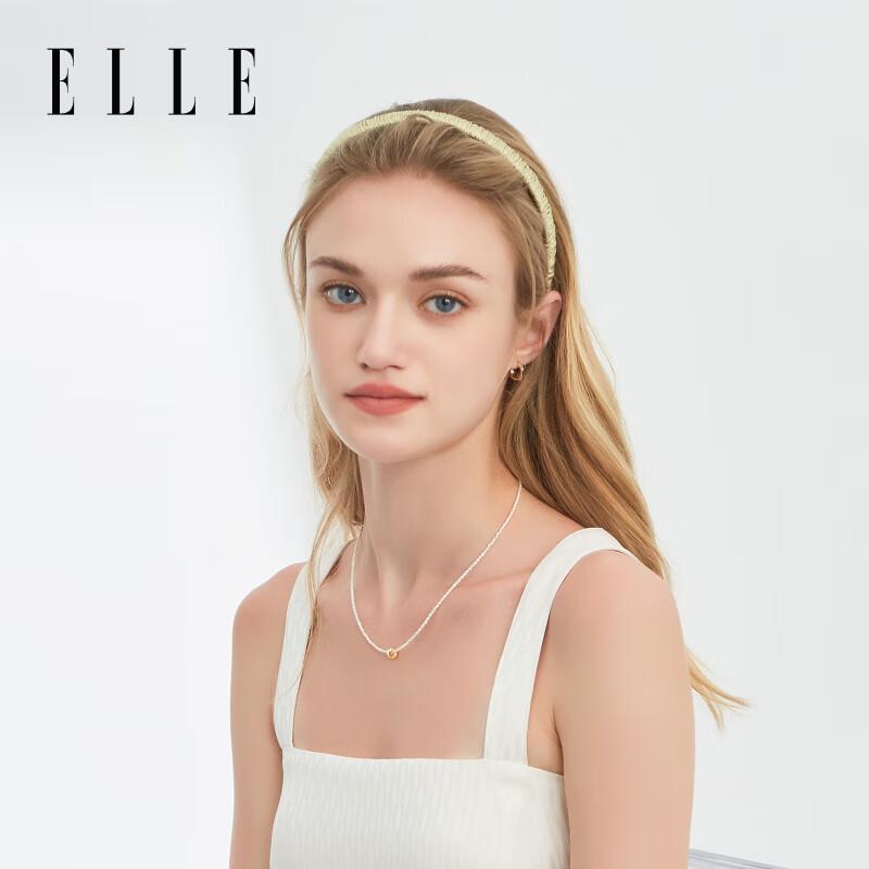 ELLE 100% Mulberry Silk Elegant Hair Headband for Women One Size