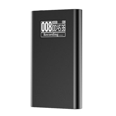 64g/32gb/16gb/8gb Audio Recorder 192-1536kbit Dictaphone 365 Hours Audio Recording Recording Pen For Lecture Interview Meeting