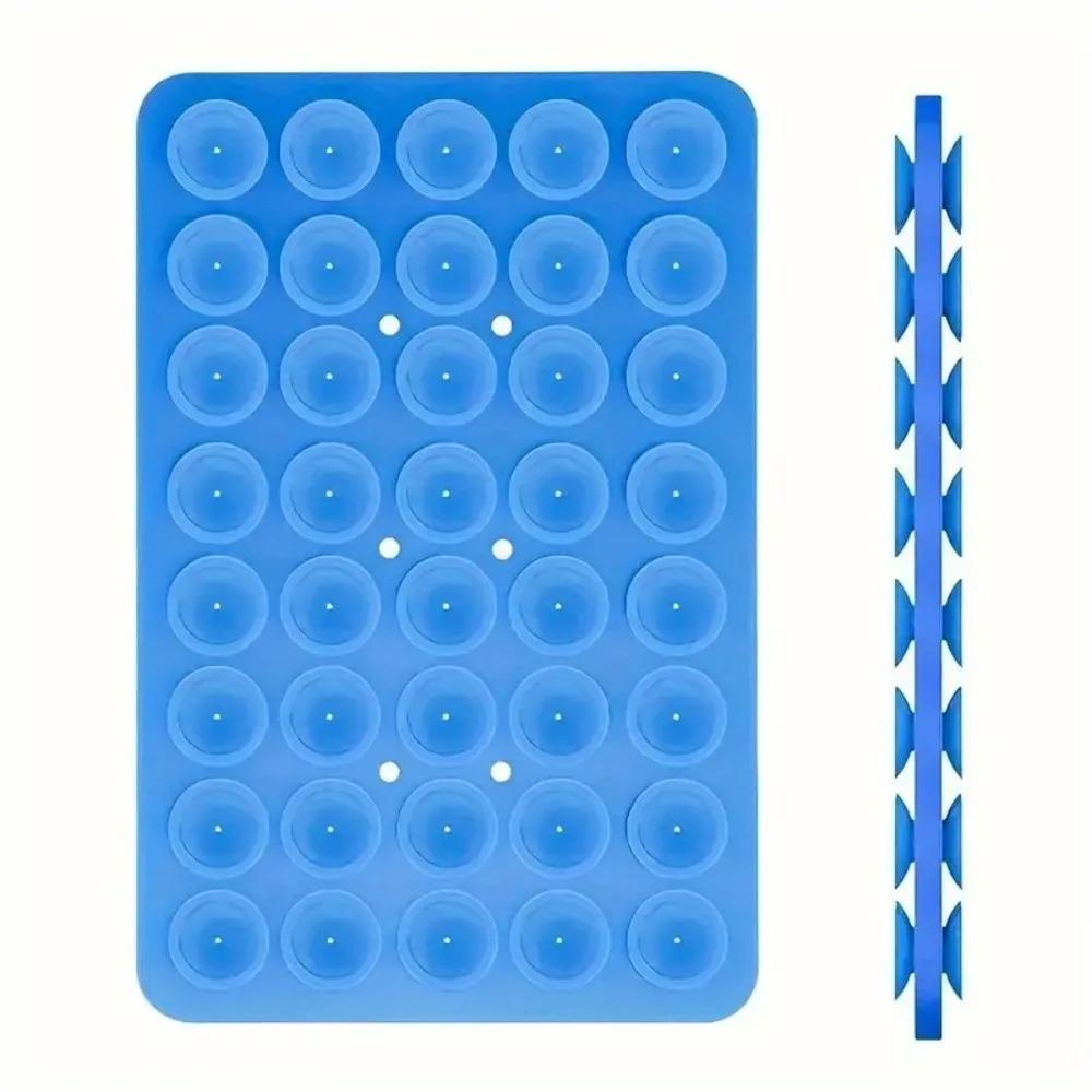 Silikon-Telefongehäusehalterung mit Saugnapf, rutschfester Telefonständer mit Saugnapf, Silikon-Telefonhalter in verschiedenen Farben für Selfies und Videos