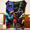 Game R-Rainbow F-Friends Throw Flannel Throw Blanket, Lightweight Cozy, Durable Washable cute Cool