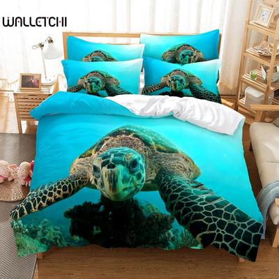 Sea Turtle Set Duvet Cover Set 3d Bedding Digital Printing Bed Linen Queen Size Bedding Set Fashion Design