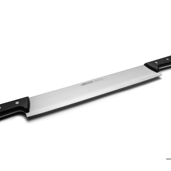 Couteau à fromage à 2 manches lame en inox de 40 cm