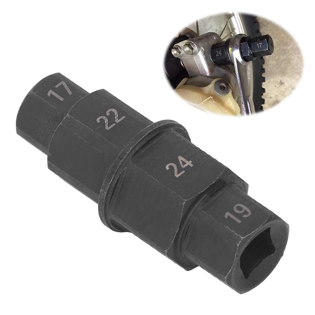 Hex Axle Tool for Motorcycle Dedicated Front Wheel Spindle Removal Wrench 17 19 22 24mm