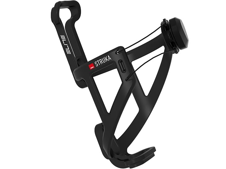 

ELITE STRUKA Bottle Cage with Dial Fits Made of Durable and for Bicycle and 8020775043936 Adjustment, Perfectly, Steel, Durable, Bottles, Black, чёрный