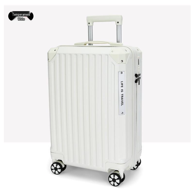 

26-Inch Universal Silent Wheel Suitcase with Combination Lock for Women, Men, and Students 20-inch белый