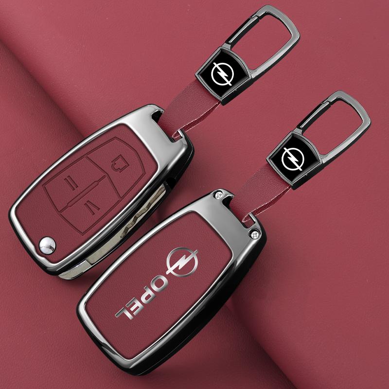 Leder Smart Key Case Abdeckung für Opel Astra J H Corsa D Insignia Mokka Zafira Meriva Vectra Combo Auto Zubehör