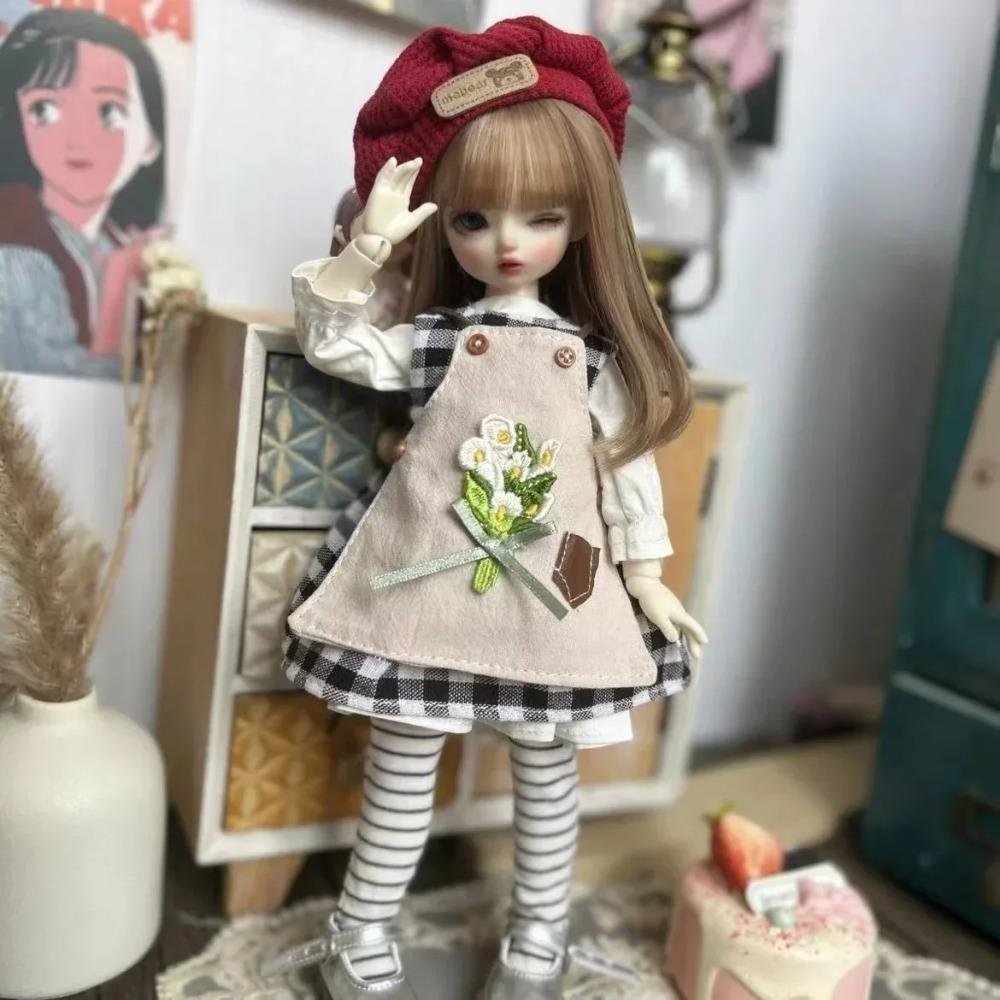 Móda Roztomilý Ležérní 30cm Oblečení pro panenky Šaty Oblečení na převlékání 1/6 BJD Panenka Oblečení Set Dívčí Hračka Dárek Doplňky pro panenky