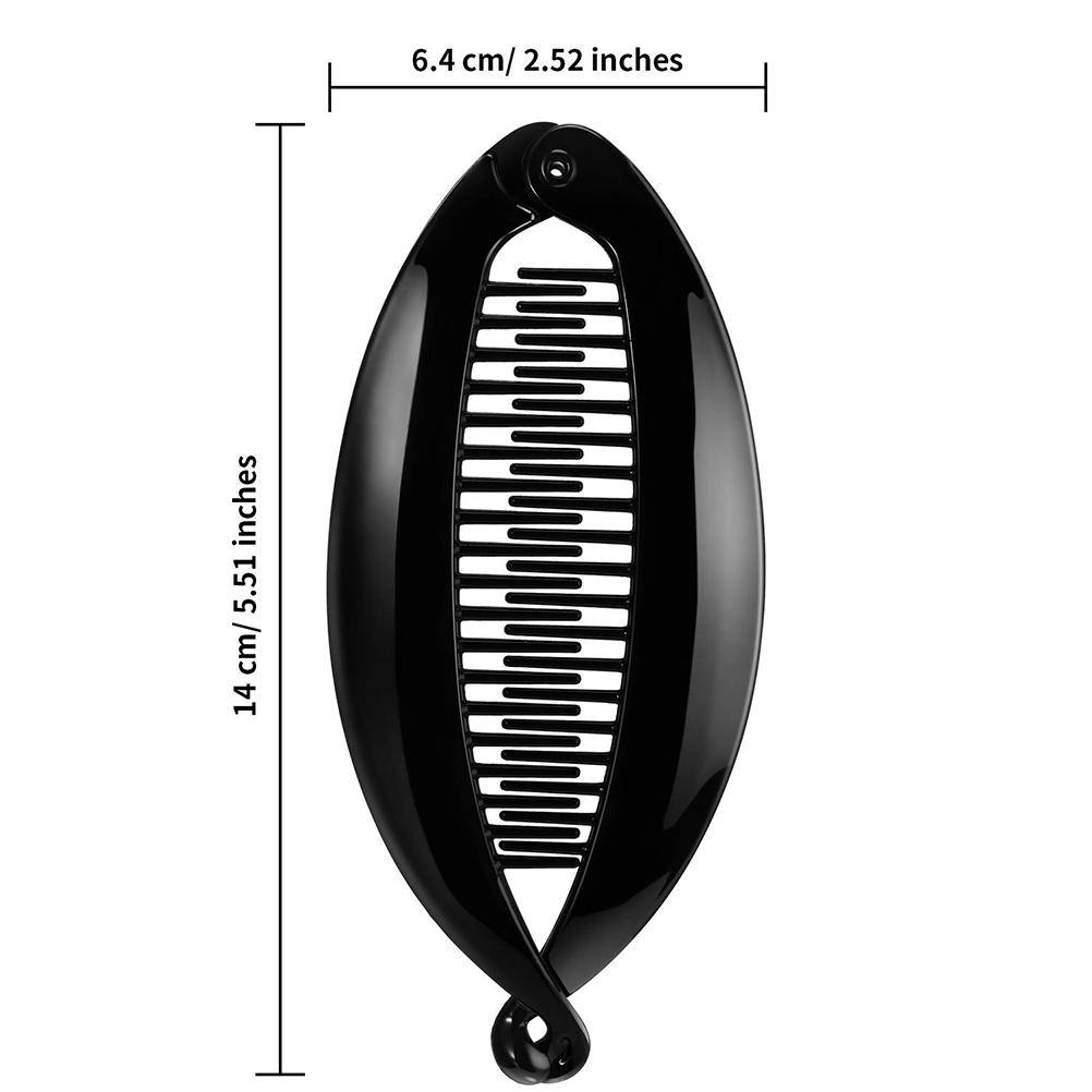 2 4Pcs Bananas Clips Fish Shaped Clips Claws Hair Combs Retro Hair Accessories