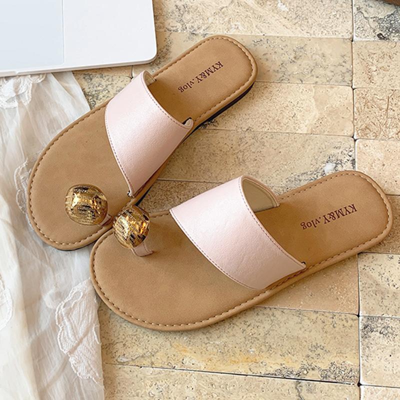 Fashion Flats Women Clip Toe Slippers Summer Casual Shoes Fashion Woman Sandals 2025 New Trend Brand Walking Cozy Beach Zapatillas Mujer
