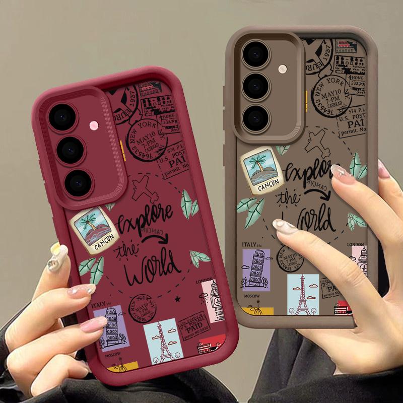 Landmark Case For Samsung Galaxy A56 A36 A26 A16 5G A55 A35 A15 A54 A34 A17 A37 A57 S20 FE S21 S22 S23 S26 S24 S25 Ultra Capa