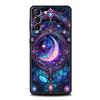 Beautiful Sun Moon Glass Phone Case for Samsung Galaxy S26 S25 S24 S23 S22 S20 S21 FE Ultra S25 Edge Plus 5G Soft TPU Cover Bags