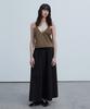 Beleudemaleu Suede V-Neck Bustier Top