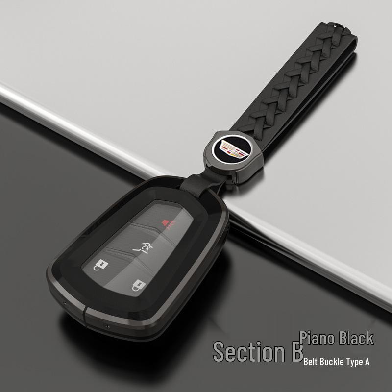 Cadillac Premium Key Case for XT5, CT5, XT4, XTS, ATSL, CT6, XT6, CT4 - Suitable for Men & Women