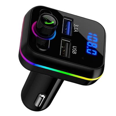 Trasmettitore FM Wireless per Auto Trasmettitore FM Adattatore Musicale Wireless Lettore Musicale Mp3 Caricabatterie USB per Auto Ricarica Rapida Radio
