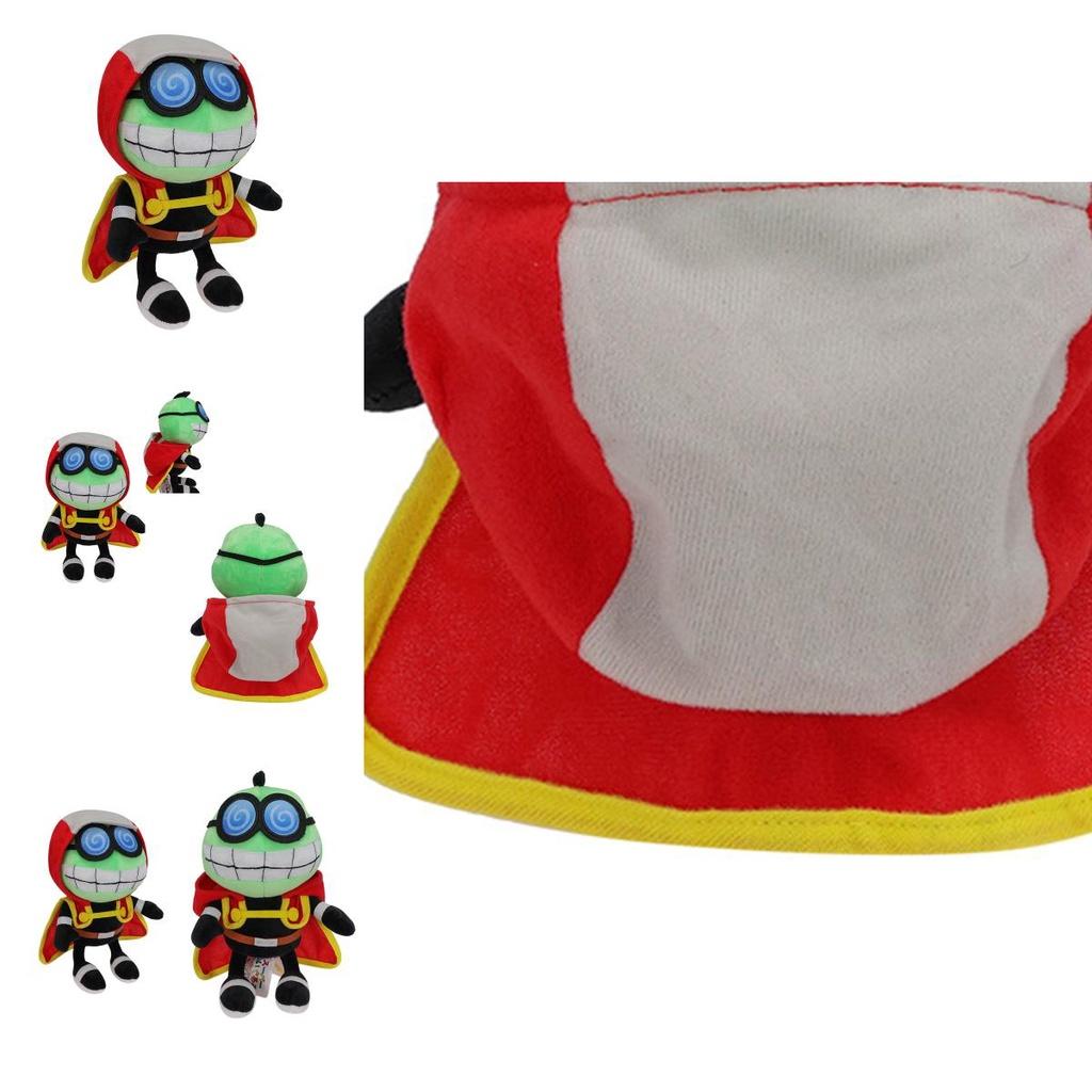 Mario Plüschtier mit Umhang Lustige und entzückende Stoffpuppe mit Brille