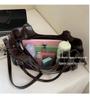 Women's Large Capacity Crossbody Bag - Solid Color PU Shoulder Handbag for Autumn/Winter