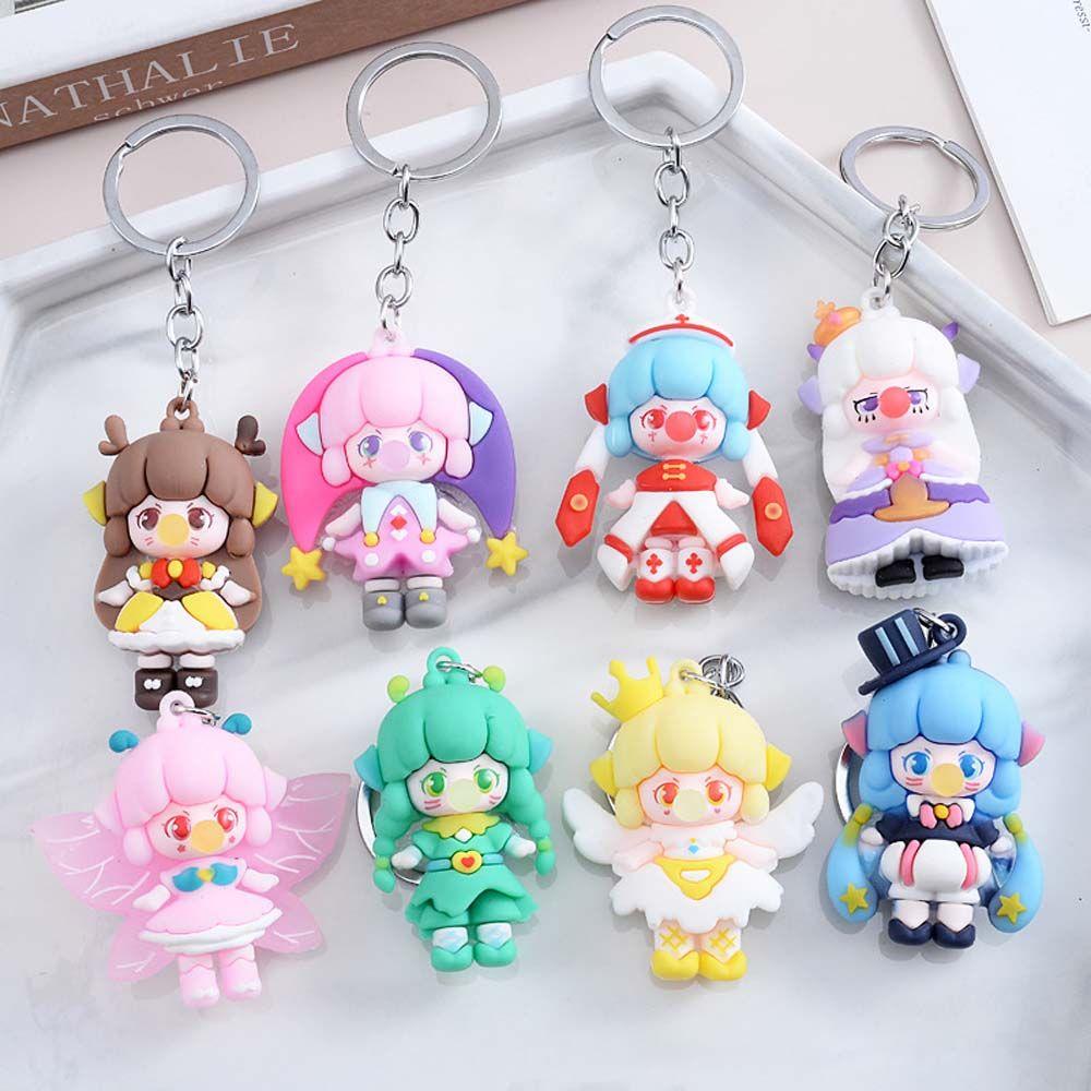 

Cute Fashion Gift Blind Box Series Bubble Girl Keychain Bag Pendant Bag accessories Keyring