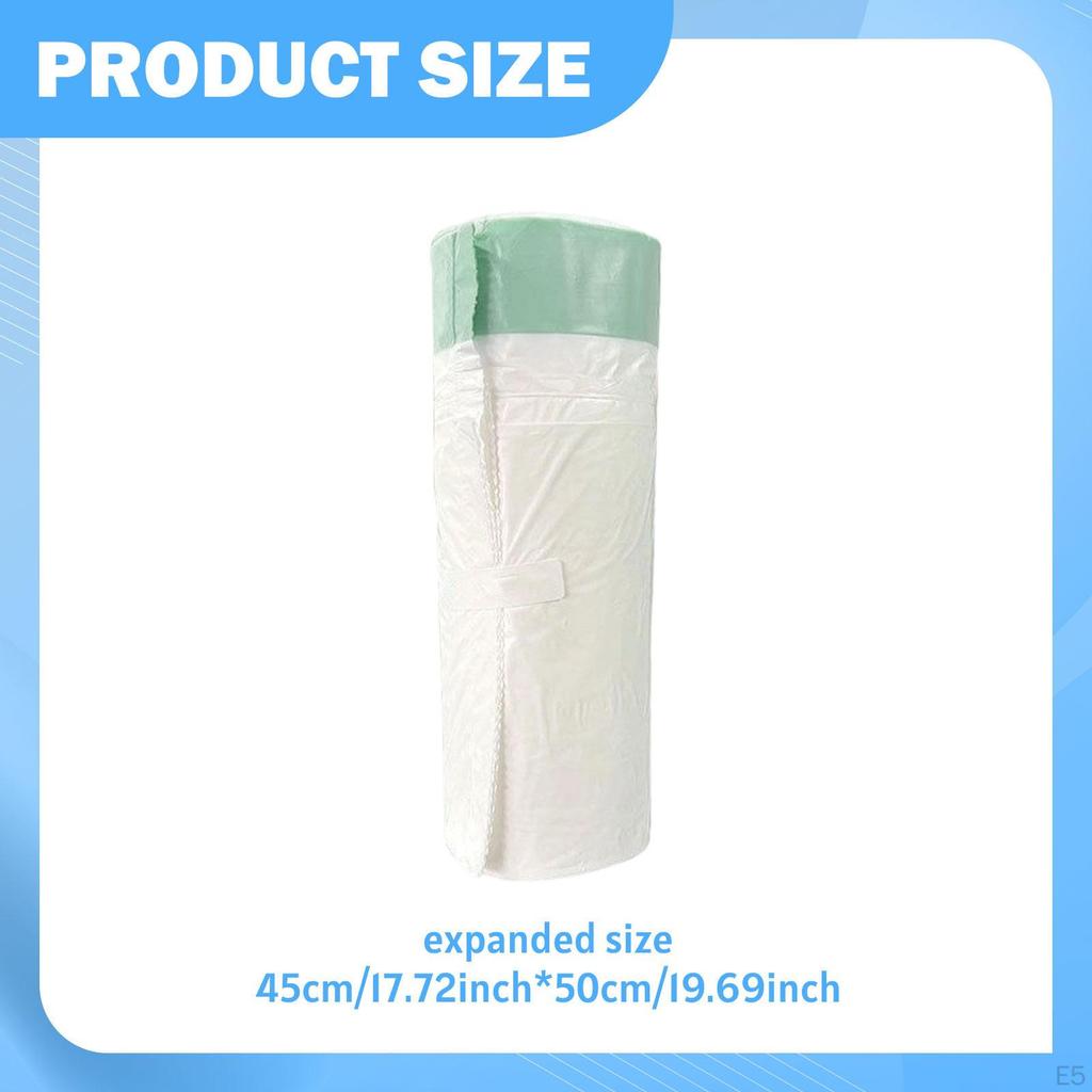 15Pcs Cat Litter Box Liners Thickened Trash Bags Automatic White