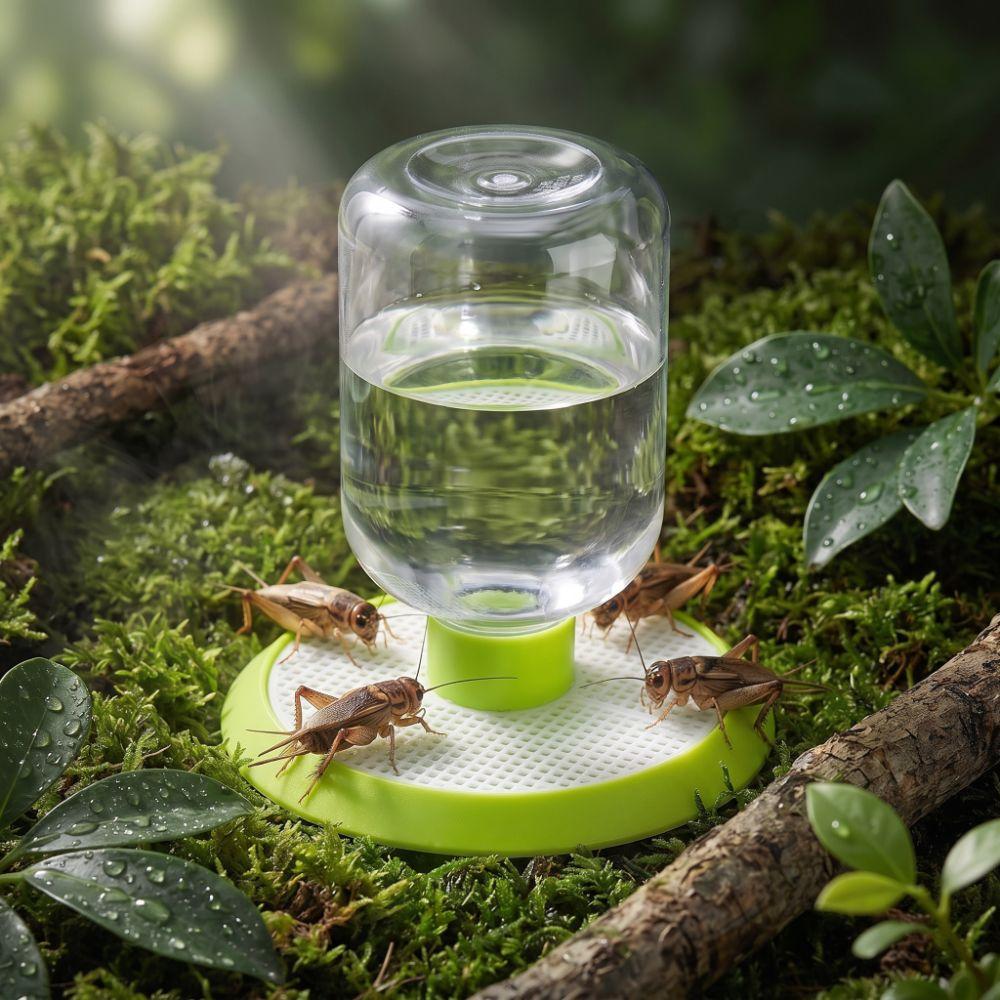 Clear Bottle Reservoir Insect Water Dispenser Perforated Base Insect Waterer Daily Hydration